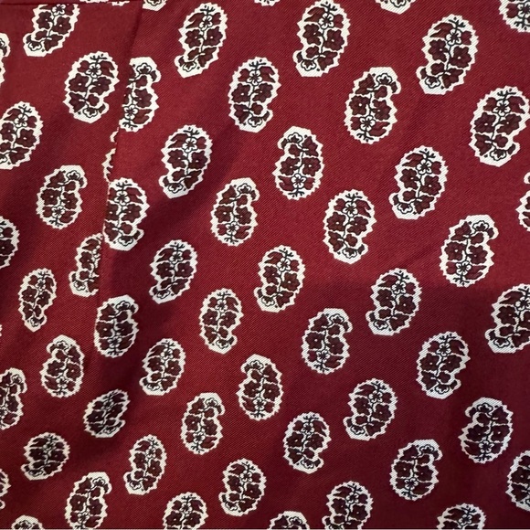 NWT Joie Noleen Jumpsuit in Rhubarb 100% silk button chest pockets - Picture 14 of 15